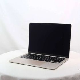 〔中古品〕 MacBook Air 13.6-inch Late-2024 MC8J4J／A Apple M3 8コアCPU_8コアGPU 16GB SSD256GB スターライト 〔15.7 Sequoia〕【262】