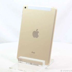 【中古】au iPad mini 4 32GB ゴールド MNWG2J／A auロック解除SIMフリー 【262-ud】