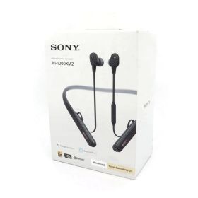 《美品》 SONY WI-1000XM2 ブラック ソニー ヘッドホン ノイズキャンセリング ワイヤレス 首掛け ネックバンド型 k3282