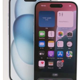 【Apple】アップル『iPhone 15 / 6.1inch / 128GB / SIMフリー / ブルー』MTML3J/A 2023年9月発売 スマートフォン 1週間保証【中古】