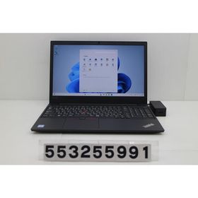 ノートパソコン Lenovo ThinkPad E590 Core i3 8145U 2.1GHz/8GB/256GB(SSD)/15.6W/FHD(1920x1080)/Win11