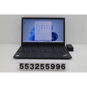 ノートパソコン Lenovo ThinkPad E590 Core i3 8145U 2.1GHz/8GB/256GB(SSD)/15.6W/FHD(1920x1080)/Win11