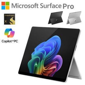 【エントリーでポイント5倍:最大33倍】 【AI搭載】Microsoft 13インチ タブレットPC Surface pro (第11世代) Windows 11pro 選べる カラー プラチナ / ブラック CPU Snapdragon X Pro / Elite メモリ 16GB / 32GB SSD 256GB / 512GB / 1TB 5G対応【法人限定 代引き不可】