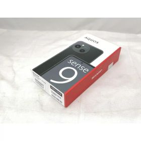 【未使用】SHARP 国内版 【SIMフリー】 AQUOS sense9 ブラック 6GB 128GB SH-M29【戸塚】保証期間3ヶ月