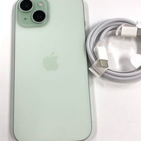 【モバイルBOX】美品 電池97%SIMフリー iPhone15 128GB グリーン