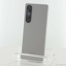 〔中古品〕 Xperia 1 V 256GB プラチナシルバー SO-51D docomo SIMフリー【344】