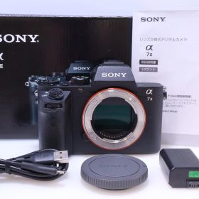 【美品】SONY α7II ボディ ブラック ILCE-7M2 フルサイズ ミラーレス一眼カメラ