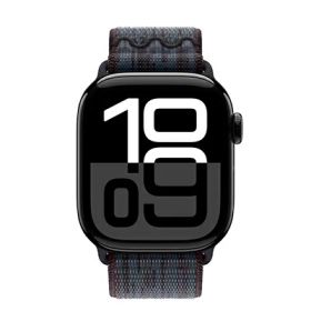 Apple Apple Watch Series10 42mm GPS+Cellularモデル MX0G3J/A+MYJA3FE/A A3001【ジェットブラックアルミニウムケース/ブラックブルーNikeスポーツループ】 [中古] 【当社3ヶ月間保証】 イオシス