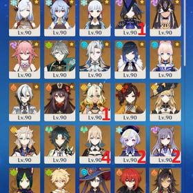 【PU70/90】雷電2凸+草薙の稲光 ナヒーダ2凸 鍾離2凸 ヌヴィレット+久遠流転の大典 万葉 | 原神のアカウントデータ、RMTの販売・買取一覧