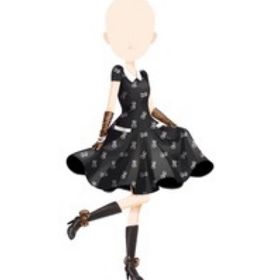 ブラックキティリボンワンピ | ガルショのアイテム、RMTの販売・買取一覧