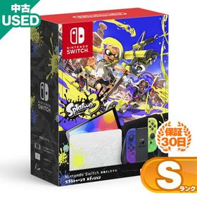 【中古】未使用品 Nintendo Switch(有機ELモデル) スプラトゥーン3エディション 任天堂 ニンテンドースイッチ 本体 Sランク [ラッピング不可] 9-LOGI