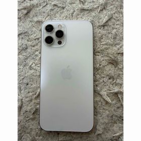 アイフォーン(iPhone)の【美品】iPhone 12 ProMax 本体 シルバー ケース・レンズカバー付(スマートフォン本体)
