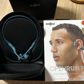 SHOKZ OPENRUN PRO 骨伝導イヤホンブルー
