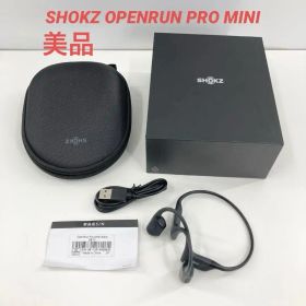 美品 Shokz OpenRun Pro Mini ブラック 骨伝導イヤホン