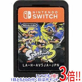 【1日と5.0のつく日、18日はポイント3倍！】【中古】スプラトゥーン3(Splatoon 3) Nintendo Switch ソフトのみ ラベルいたみ