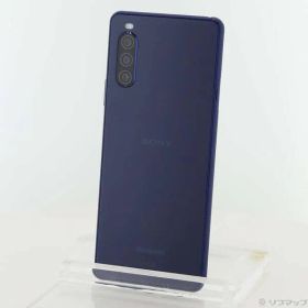 〔中古品〕 Xperia 10 II 64GB ブルー SO-41A docomoロック解除SIMフリー【198】