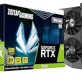 【中古】(未使用・未開封品)ZOTAC GAMING GeForce RTX 3050 Twin Edge OC グラフィックスカード 8GB GDDR6