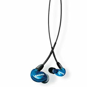 SHURE シュア AONIC 215 高遮音性イヤホン(有線タイプ) / SE215DYBL+UNI-A スペシャルエディション トランスルーセントブルー : カナル型/マイク リモコン付 国内正規品/メーカー保証2年
