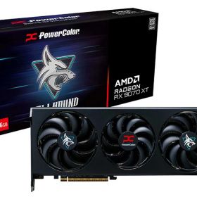 PowerColor Hellhound AMD Radeon RX 9070 XT 16GB GDDR6 グラフィックカード/2.5スロット トリプルファンクーラー(RX9070XT 16G-L/OC)