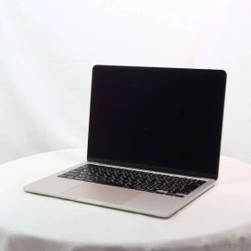 〔中古品〕 MacBook Air 13.6-inch Mid-2022 MLY23J／A Apple M2 8コアCPU_10コアGPU 8GB SSD512GB スターライト 〔15.7 Sequoia〕【344】