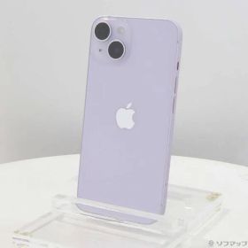 〔中古品〕 iPhone14 256GB パープル MPW93J／A SIMフリー【258】