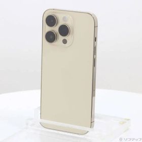 〔中古品〕 iPhone14 Pro 128GB ゴールド MQ073J／A SIMフリー【348】