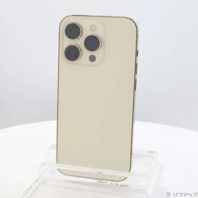 〔中古品〕 iPhone14 Pro 512GB ゴールド MQ223J／A SIMフリー【348】