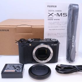 【ほぼ新品】FUJIFILM X-M5 ボディ ブラック F X-M5-B ミラーレス一眼カメラ