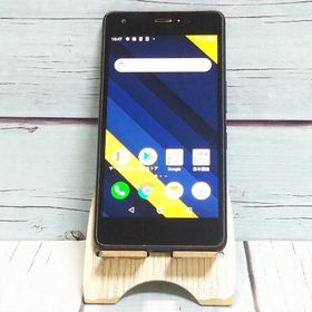 au Qua phone QZ 京セラ KYV44 インディゴ 本体 白ロム SIMロック解除済み SIMフリー C929457