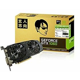 【中古】玄人志向 ビデオカードGEFORCE GTX 1060搭載 GF-GTX1060-6GB/OC/DF(PCパーツ)