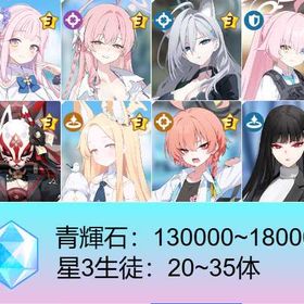 即时対応🥨【画像の8体所持】🥨石垢 | ブルアカ(ブルーアーカイブ)のアカウントデータ、RMTの販売・買取一覧