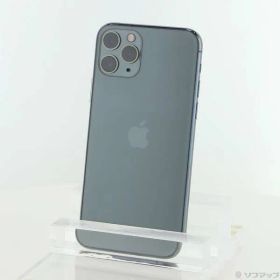 〔中古品〕 iPhone11 Pro 256GB ミッドナイトグリーン NWCC2J／A au【377】