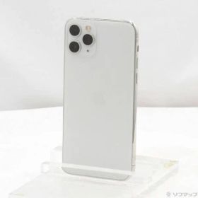 〔中古品〕 iPhone11 Pro 64GB シルバー MWC32J／A SIMフリー【344】