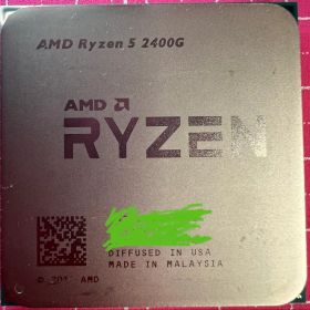 AMD Ryzen 5 2400G ラベル付 4C8T 3.6GHzジャンク扱い