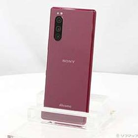 〔中古品（難あり）〕 Xperia 5 64GB レッド SO-01M docomoロック解除SIMフリー ［6.1インチ有機EL／Snapdragon 855］〔中古品（難あり）〕 Xperia 5 64GB レッド SO-01M docomoロック解除SIMフリー ［6.1インチ有機EL／Snapdragon 855］