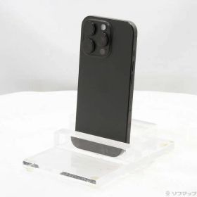 〔中古品〕 iPhone16 Pro 128GB ブラックチタニウム MYMV3J／A SIMフリー【295】