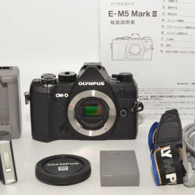 【極上品】 OLYMPUS オリンパス ミラーレス一眼カメラ OM-D E-M5 MarkIII ボディー ブラック ＃8749