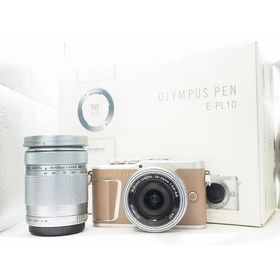 オリンパス OLYMPUS ミラーレス PEN E-PL10 EZダブルズームキット