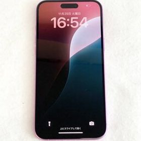 ★中古品★iPhone16 Plus MXV13LL/A ピンク 256GB Apple ※SIMフリー