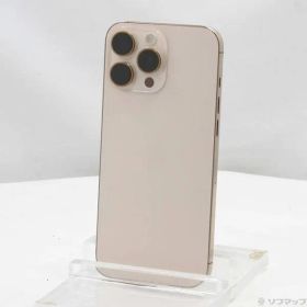 〔中古品〕 iPhone16 Pro Max 256GB デザートチタニウム MYWJ3J／A SIMフリー【352】