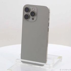 〔中古品〕 iPhone16 Pro Max 256GB ナチュラルチタニウム MYWK3J／A SIMフリー【377】