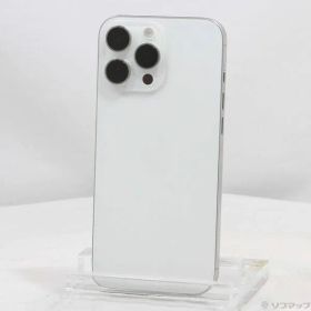 〔中古品〕 iPhone16 Pro Max 256GB ホワイトチタニウム MYWH3J／A SIMフリー【344】
