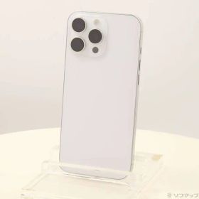 〔中古品〕 iPhone16 Pro Max 256GB ホワイトチタニウム MYWH3J／A SIMフリー【258】