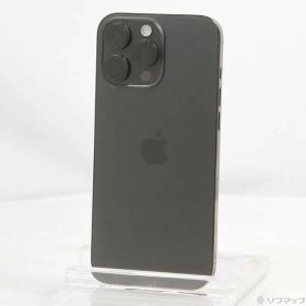 〔中古品〕 iPhone16 Pro Max 256GB ブラックチタニウム MYWG3J／A SIMフリー【349】