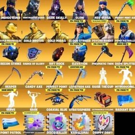 『超安全日本人正規垢』インディゴクノ/ダクスカ／ハンマス/グロー/ | フォートナイト(Fortnite)のアカウントデータ、RMTの販売・買取一覧