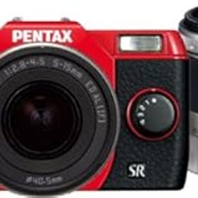 【中古】PENTAX デジタルミラーレス一眼 Q10 ダブルズームキット [標準ズーム 02 STANDARD ZOOM ・望遠ズーム 06 TELEPHOTO ZOOM] レッド Q10 WZOOMKIT R