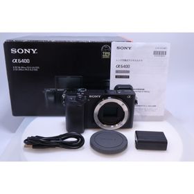 ソニー(SONY)の【極美品】SONY α6400 ボディ ブラック ILCE-6400(ミラーレス一眼)