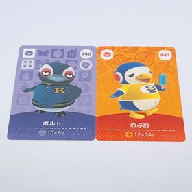 ニンテンドウ(任天堂)のどうぶつの森 ボルト のぶお amiiboカード ペンギン(その他)