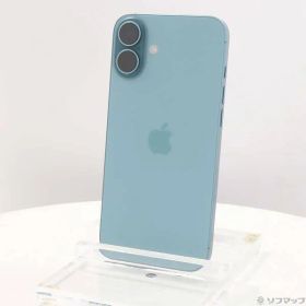 〔中古品〕 iPhone16 Plus 256GB ティール MXVL3J／A SIMフリー【344】
