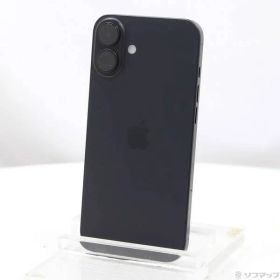 〔中古品〕 iPhone16 Plus 256GB ブラック MXVG3J／A SIMフリー【377】